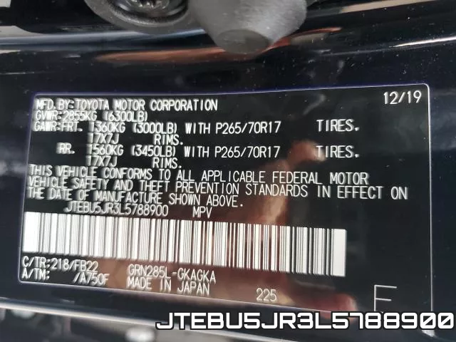 JTEBU5JR3L5788900 фото 2