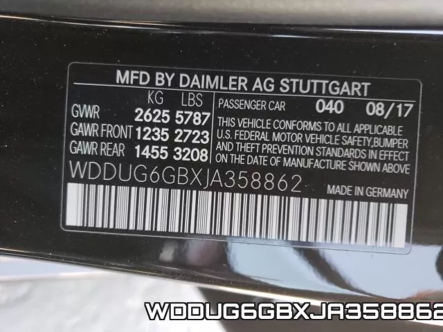 WDDUG6GBXJA358862 фото 2