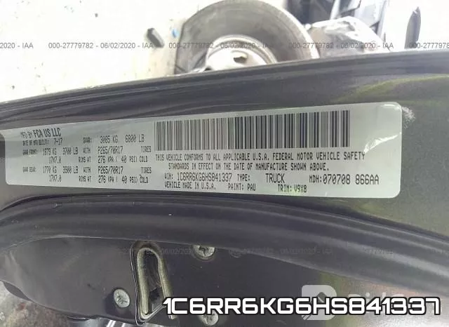 1C6RR6KG6HS841337 фото 10