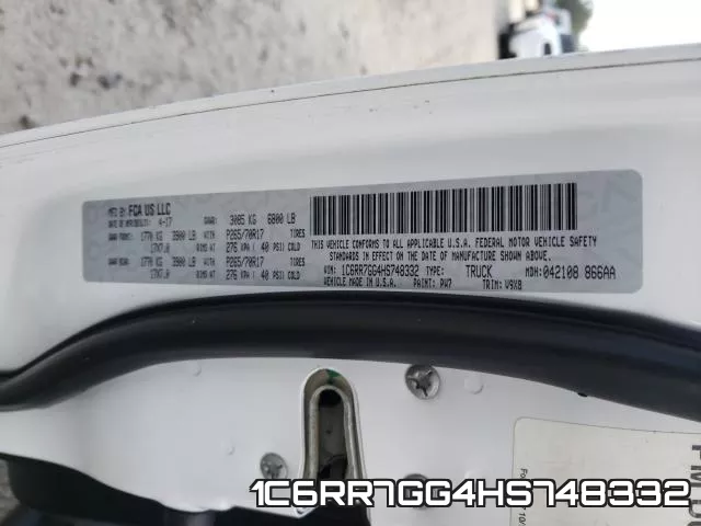 1C6RR7GG4HS748332 фото 2