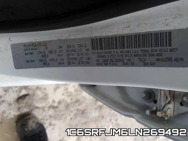 1C6SRFJM6LN269492 фото 2