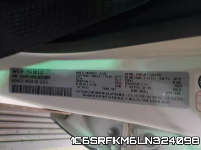 1C6SRFKM6LN324098 фото 2