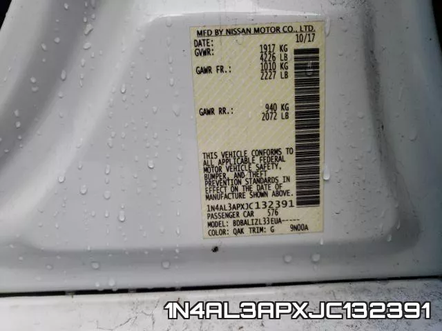 1N4AL3APXJC132391 фото 2