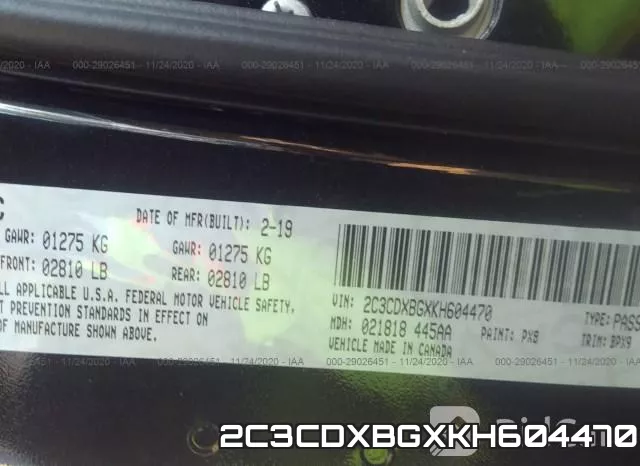 2C3CDXBGXKH604470 фото 8