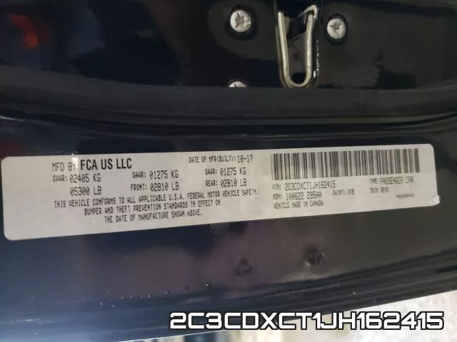 2C3CDXCT1JH162415 фото 2