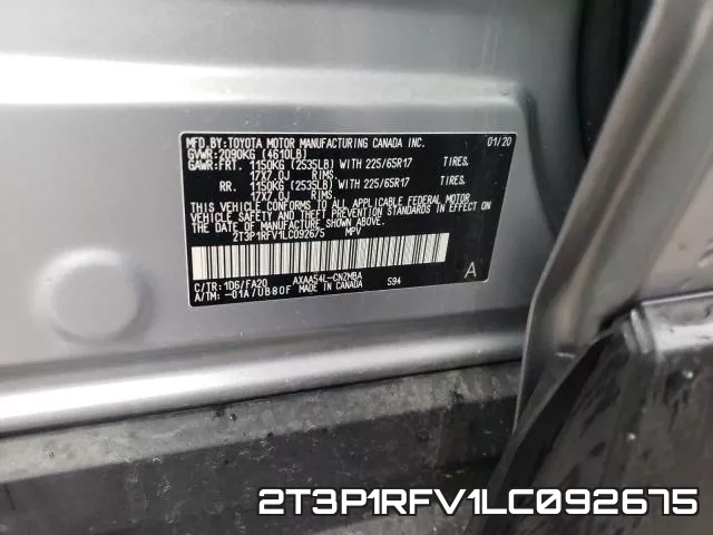 2T3P1RFV1LC092675 фото 2