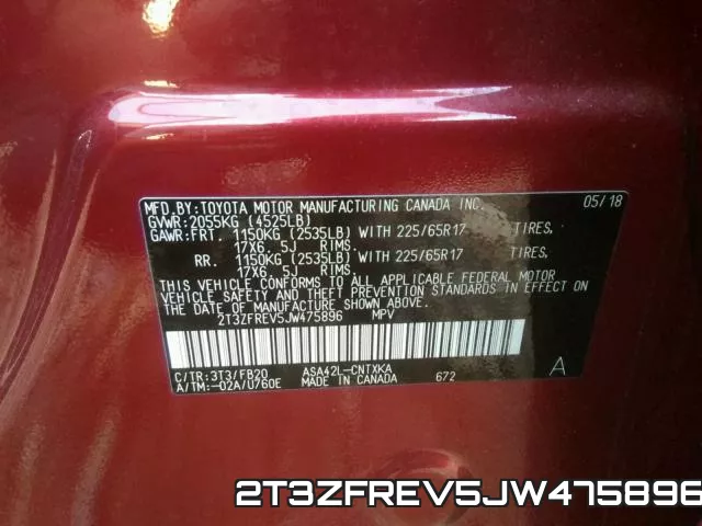 2T3ZFREV5JW475896 фото 2