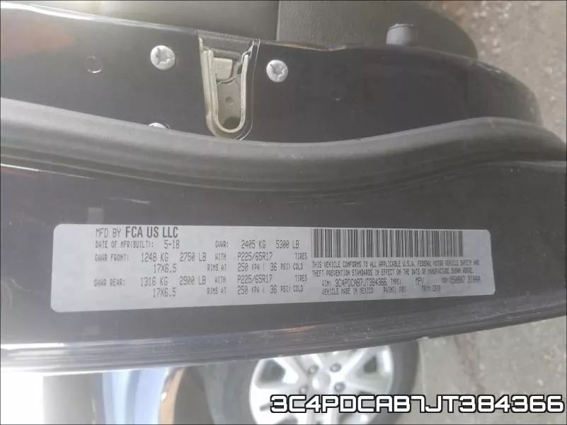 3C4PDCAB7JT384366 фото 2
