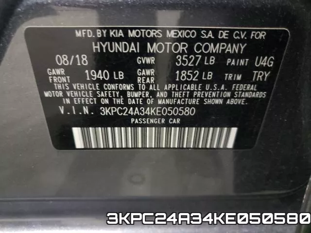 3KPC24A34KE050580 фото 2