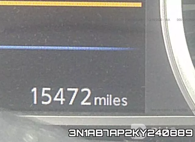 3N1AB7AP2KY240889 фото 8