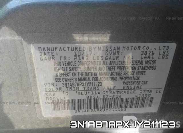 3N1AB7APXJY211123 фото 9