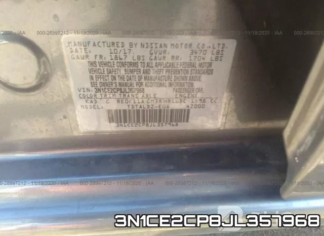 3N1CE2CP8JL357968 фото 10