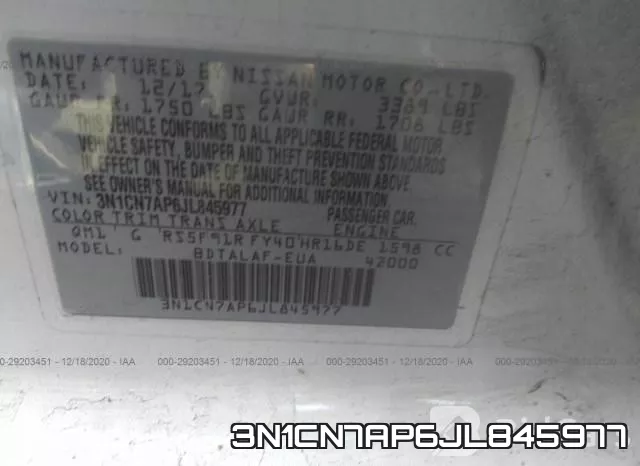 3N1CN7AP6JL845977 фото 10