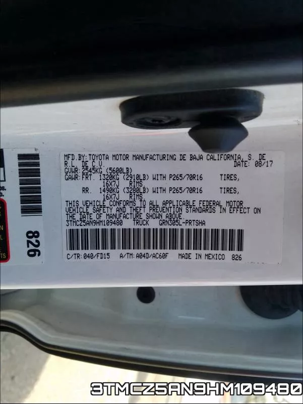 3TMCZ5AN9HM109480 фото 2