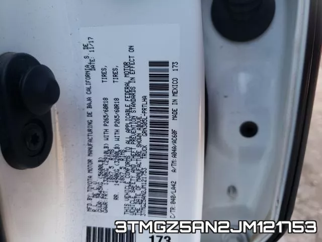 3TMGZ5AN2JM121753 фото 2