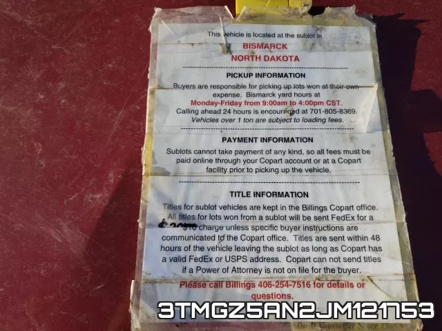 3TMGZ5AN2JM121753 фото 10