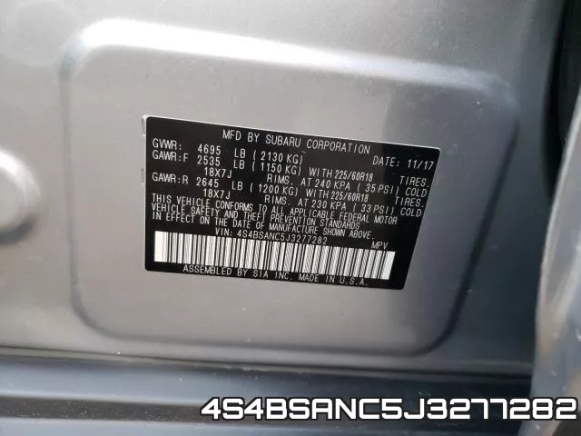 4S4BSANC5J3277282 фото 2