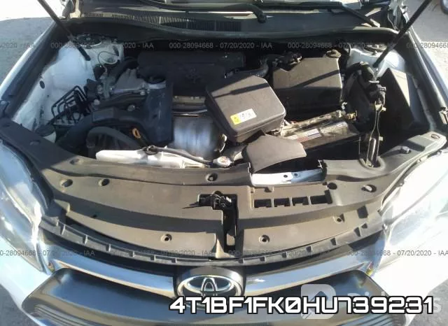 4T1BF1FK0HU739231 фото 2