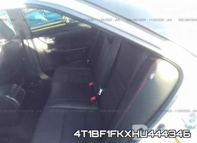 4T1BF1FKXHU444346 фото 8