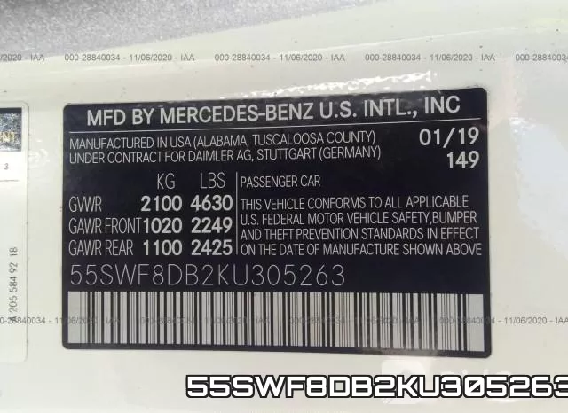 55SWF8DB2KU305263 фото 9