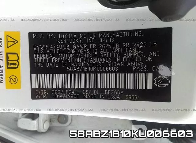 58ABZ1B10KU006603 фото 10