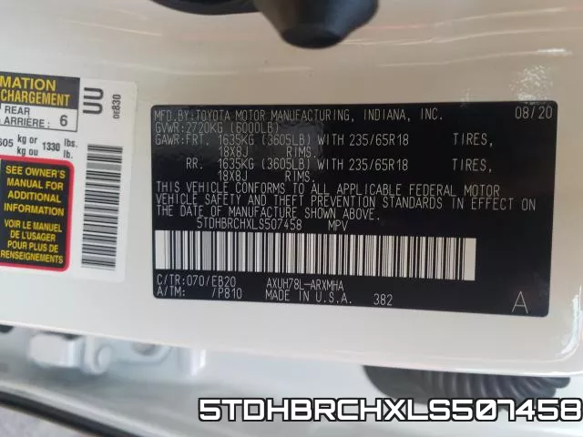 5TDHBRCHXLS507458 фото 2