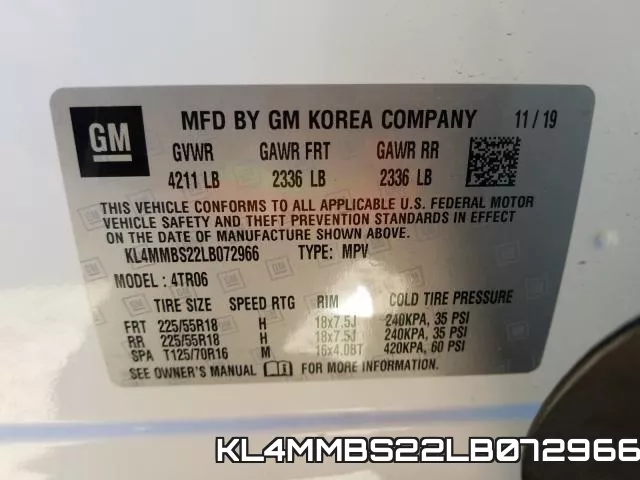 KL4MMBS22LB072966 фото 2
