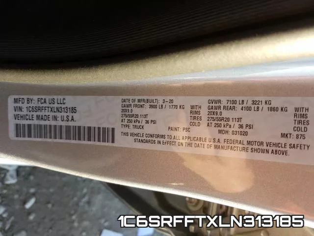 1C6SRFFTXLN313185 фото 2