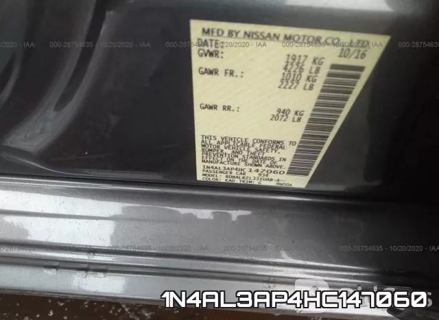 1N4AL3AP4HC147060 фото 10