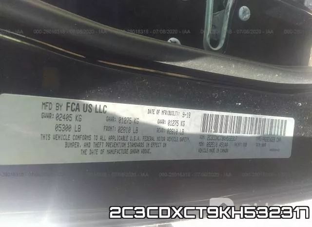 2C3CDXCT9KH532317 фото 10