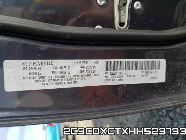 2C3CDXCTXHH523733 фото 2