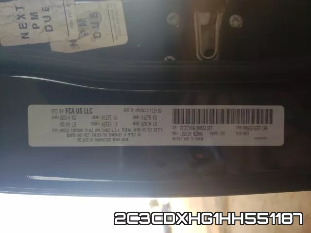 2C3CDXHG1HH551187 фото 2