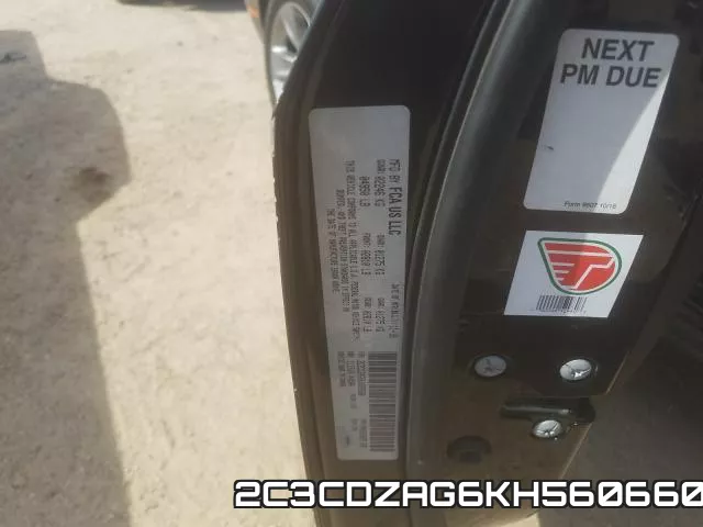 2C3CDZAG6KH560660 фото 2