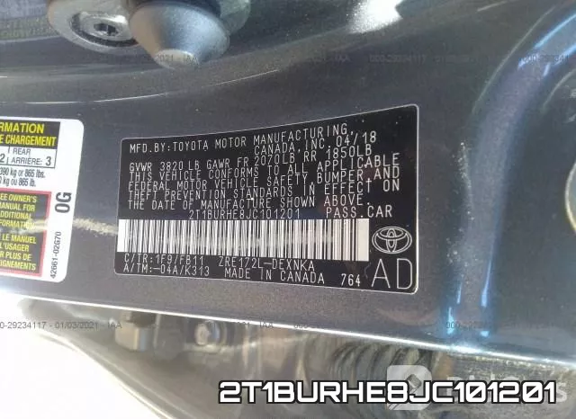 2T1BURHE8JC101201 фото 10