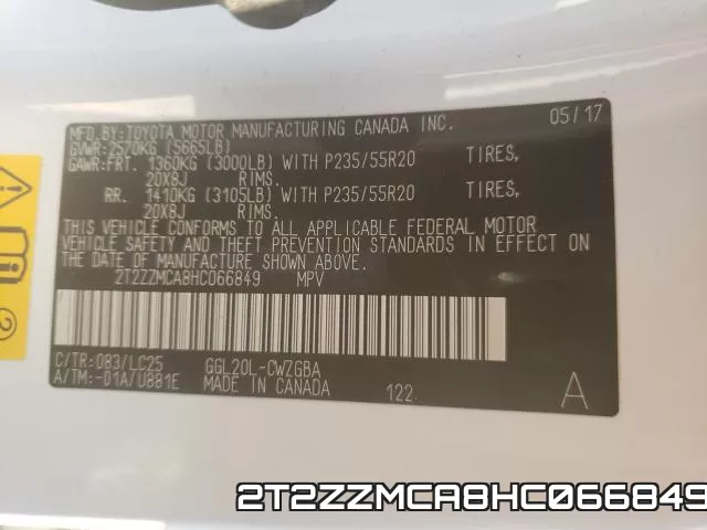2T2ZZMCA8HC066849 фото 2