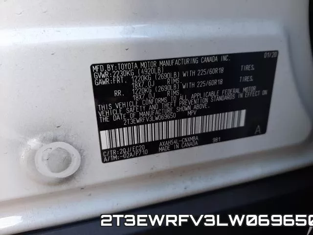 2T3EWRFV3LW069650 фото 2