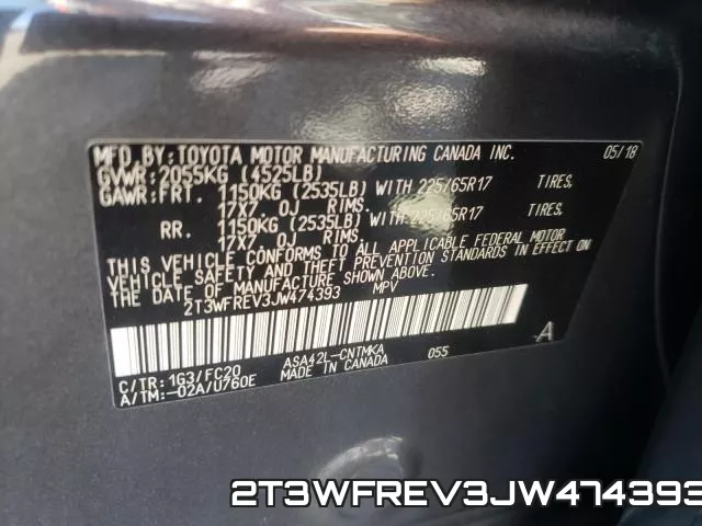 2T3WFREV3JW474393 фото 2
