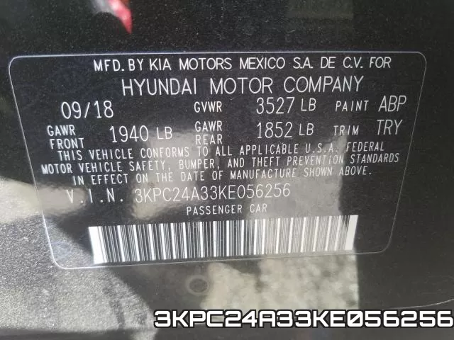 3KPC24A33KE056256 фото 2