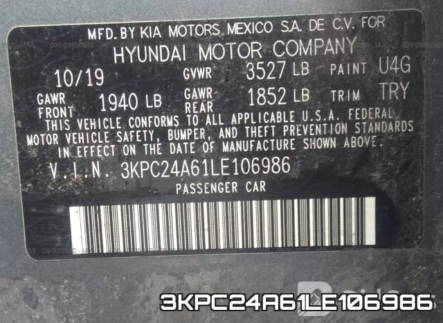 3KPC24A61LE106986 фото 8