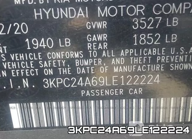 3KPC24A69LE122224 фото 10