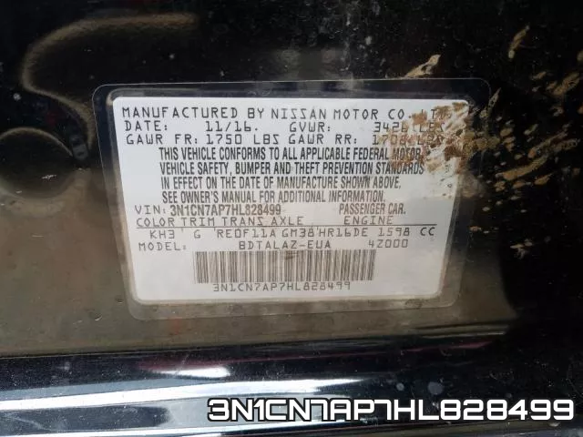 3N1CN7AP7HL828499 фото 2