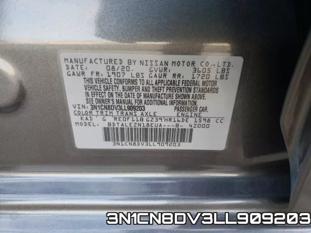 3N1CN8DV3LL909203 фото 2