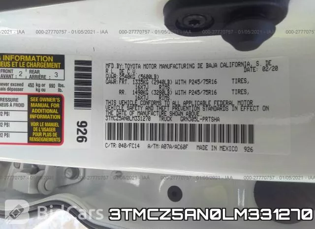 3TMCZ5AN0LM331270 фото 10