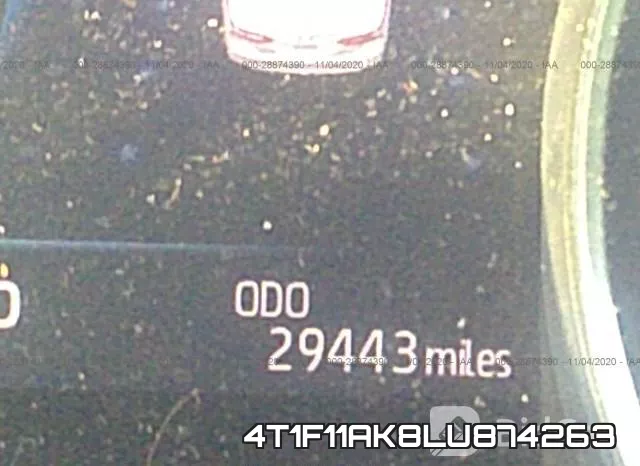 4T1F11AK8LU874263 фото 8