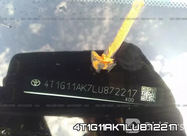 4T1G11AK7LU872217 фото 10