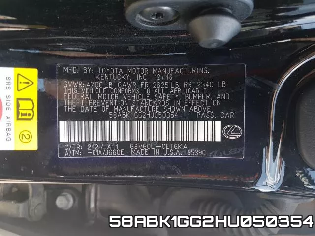 58ABK1GG2HU050354 фото 2