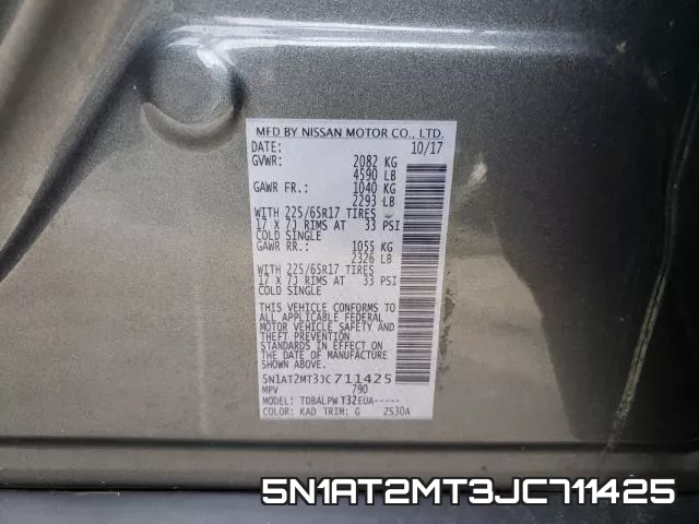 5N1AT2MT3JC711425 фото 2