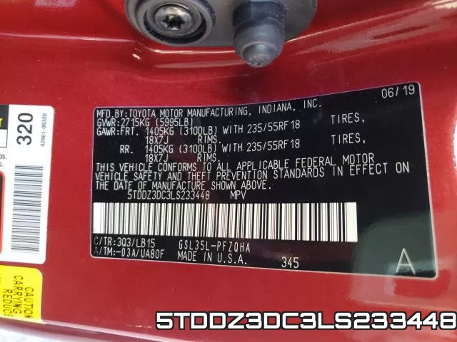 5TDDZ3DC3LS233448 фото 2