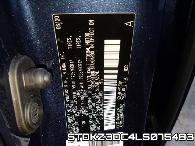 5TDKZ3DC4LS075483 фото 2