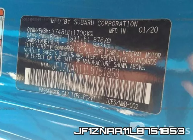 JF1ZNAA11L8751853 фото 10